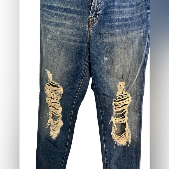 J Brand Skinny Distressed Jeans, Size 28 - Picture 3 of 6